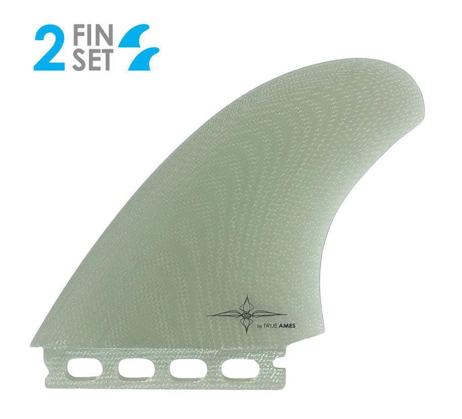 True Ames Ryan Burch Large Twin Fins (solid fiberglass)
