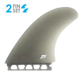 True Ames TA Twin Fins (solid fiberglass)