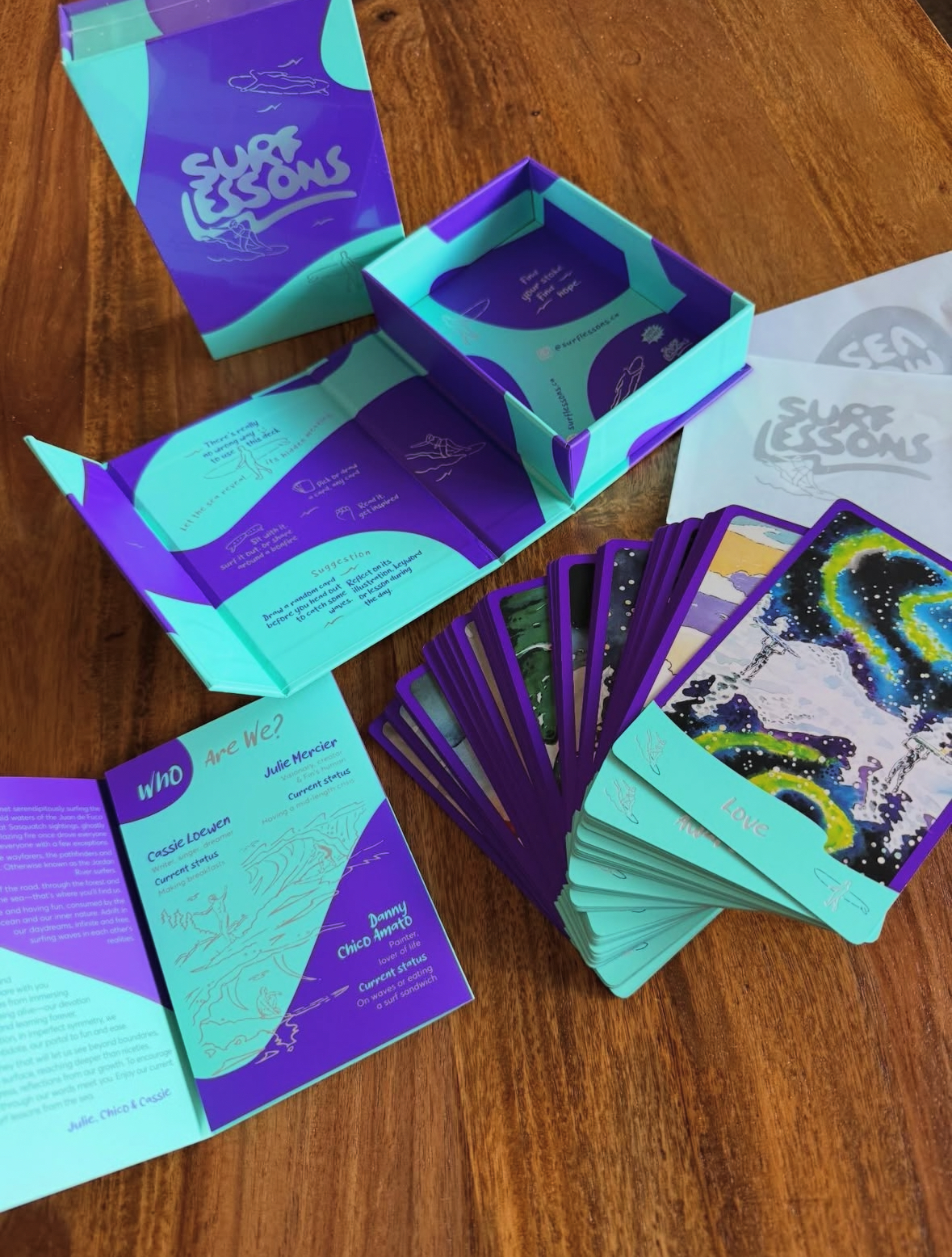 Surf Lessons Lifetime Art Cards