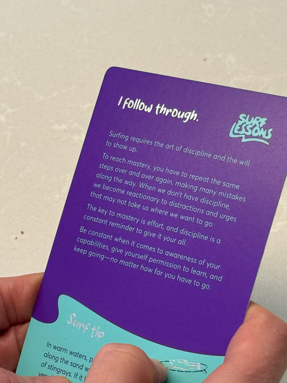 Surf Lessons Lifetime Art Cards