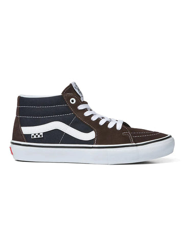 Vans Skate Grosso Mid Dark Brown Navy